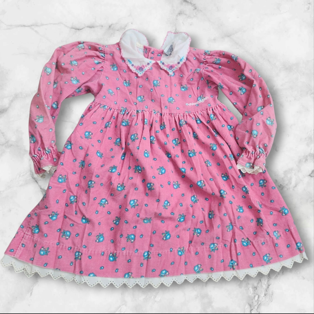 Pink Floral Long Sleeve Dress - Picture 11 of 11